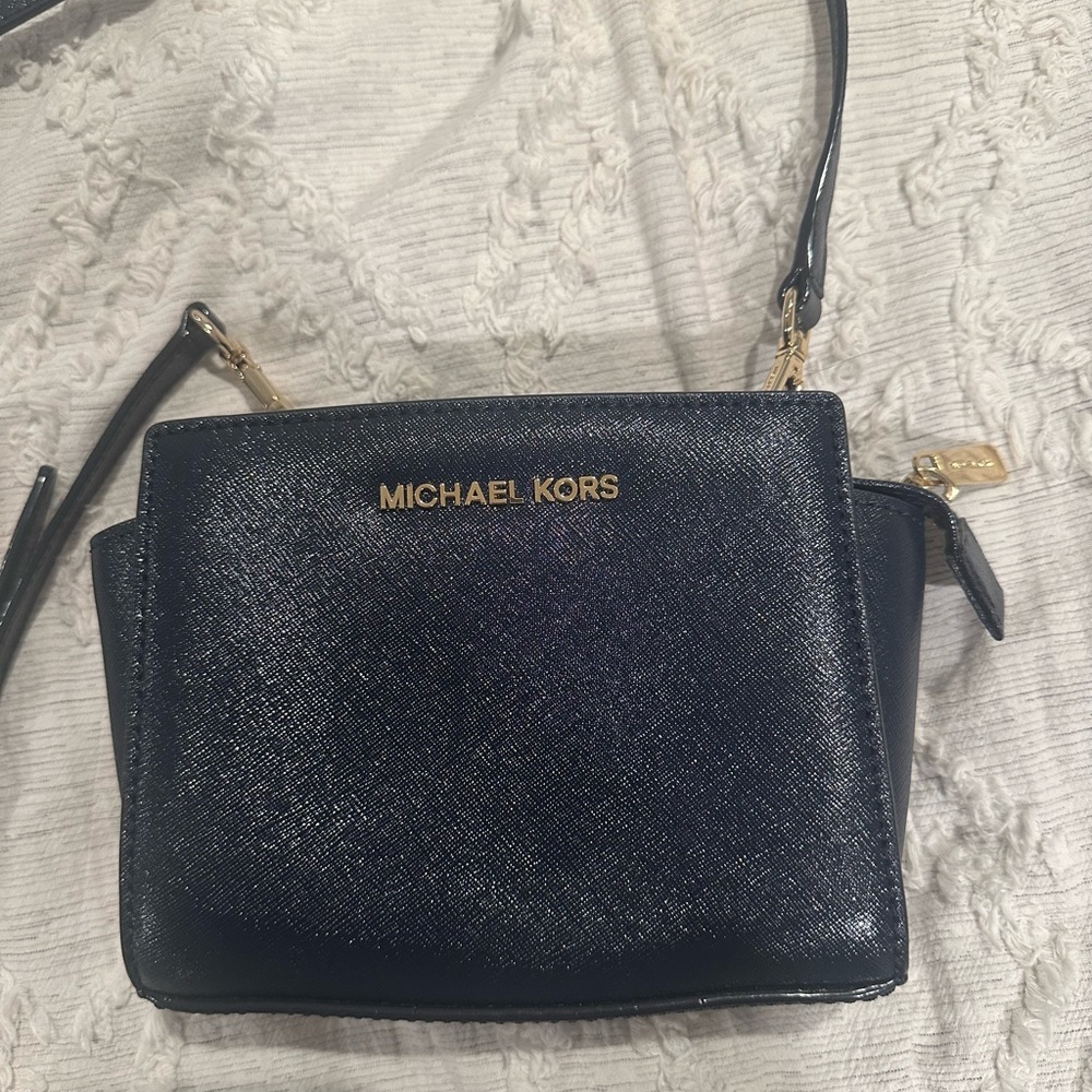 Michael Kors Navy Crossbody Bag